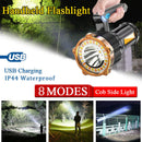 Most Powerful 1200lm LED Flashlight Super Bright Torch Lamp USB Rechargeable-1