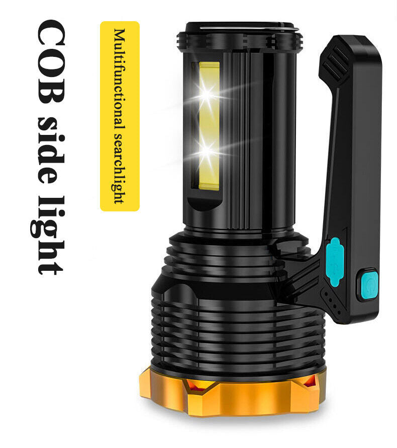 Most Powerful 1200lm LED Flashlight Super Bright Torch Lamp USB Rechargeable - 0