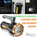 Most Powerful 1200lm LED Flashlight Super Bright Torch Lamp USB Rechargeable-8