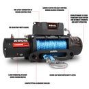 X-BULL Electric Winch 12V 12000LBS/5454kg 26M Synthetic Rope Wireless Remote 4WD 4X4-5
