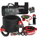 X-BULL Recovery Rope kit Snatch Strap Soft Shackles Hitch receiver Kinetic Tire Deflator-1