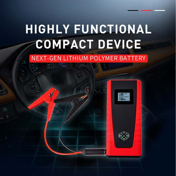 E-POWER 25000mAh Jump Starter Portable 12V Battery Pack Powerbank Charger Booster LED Torch - 0
