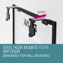 Dr.Dunk Indoor Mini Basketball Hoop Ring Backboard Kit Door Mounted Mount Kid Set-5