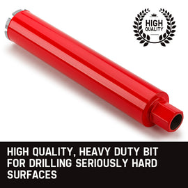 Baumr-AG Diamond Core Drill Bit 76mm Concrete Wet Dry Tile Stone Brick Marble 1-1/4 UNC - 0