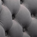 4x Height Adjustable Swivel Bar Stool Velvet Nailhead Barstool with Footrest-12