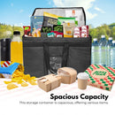 GOMINIMO 80L Large Insulated Food Delivery Bag with Zipper Closure (Black)-4