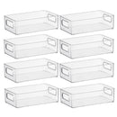 GOMINIMO Set of 8 Clear Fridge Food Storage Containers-1
