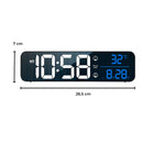 GOMINIMO Digital Clock Mirrored Black --8