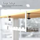 GOMINIMO Retractable Cable Management Tray- No Drilling Type (White)-8