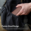 GOMINIMO USB Rechargeable Portable Handheld Fan with 3 Speed(Brown)-4