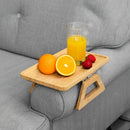 GOMINIMO Portable Sofa Arm Tray For Wide Couches(Natural)-4