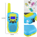 GOMINIMO 2 Pack Walkie Talkies for Kids with 40 Channels & LED Flashlight & LCD Screen (Blue and Green)-5