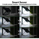 NOVEDEN 6 Packs Solar LED Lights with 3 Light Modes (Black)-5