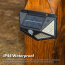 NOVEDEN 4 Packs Solar LED Lights with 3 Light Modes (Black)-4