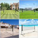 SONGMICS 5m Portable Tennis Badminton Net Black-7
