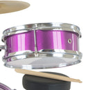 Karrera Childrens 4pc Drum Kit - Purple-5