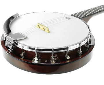 Karrera 5 String Resonator Banjo - Brown - 0