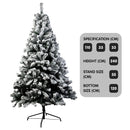 Christabelle Snow-Tipped Artificial Christmas Tree 2.4m 1500 Tips-3