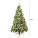 Christabelle 1.2m Pre Lit LED Christmas Tree Decor with Pine Cones Xmas Decorations-4