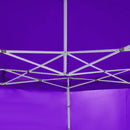 Wallaroo Gazebo Tent Marquee 3x3 PopUp Outdoor Purple-4