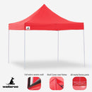 Wallaroo Gazebo Tent Marquee 3x3 PopUp Outdoor  Red-4