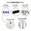 Wallaroo Gazebo Tent Marquee 3x3 PopUp Outdoor Wallaroo White-7