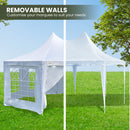 Wallaroo 6x4.5m Wedding Gazebo Marquee with Sidewalls-8