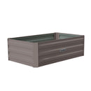 Wallaroo Garden Bed 100 x 60 x 30cm Galvanized Steel - Grey-1