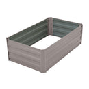 Wallaroo Garden Bed 100 x 60 x 30cm Galvanized Steel - Grey-3