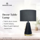 Sarantino Metal Table Lamp in Black and Gold-8