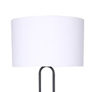 Sarantino Height-Adjustable Metal Floor Lamp Matte Black-2