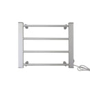 Pronti Heated Towel Rack Electric Bathroom Towel Rails Warmer Ev-60 -silver-1