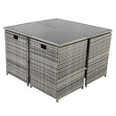 Horrocks 8 Seater Outdoor Dining Set-Grey-7