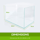 Aquarium Starfire Glass Fish Tank Set Filter Pump 70L-12