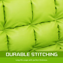 Lounge Couch Sofa Bed Double Seat Leather GEMINI GREEN-8