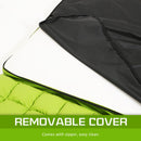 Lounge Couch Sofa Bed Double Seat Leather GEMINI GREEN-11