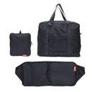 Shopper Bag Travel Duffle Bag Foldable Laptop Luggage Nylon KO-BOSTON NAVY-1