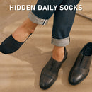 3X Rexy Cushion No Show Ankle Socks Large Non-Slip Breathable BLACK-6