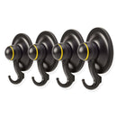 4PC Suction Hook Removable 72mm BLACK-1