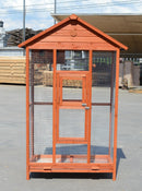 Wooden XXL Pet Cages Aviary Carrier Travel Canary Parrot Bird Cage-2