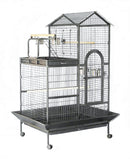 YES4PETS 160cm XL Bird Cage Pet Parrot Aviary Perch Castor Wheels-1