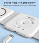 CHOETECH T588-F-WH 3-in-1 Foldable Fast Wireless Charger for Phone/Watch/Earphone-9