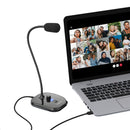 Simplecom UM360 Plug and Play USB Desktop Microphone with Headphone Jack-4