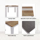 Orville 9pc Dining Set 200cm Table 8 Chair Solid Acacia Wood Timber -Multi Color-6