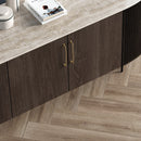 128mm Polished gold Furniture Kitchen Bathroom Cabinet Handles Drawer Bar Handle Pull Knob-9