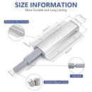 2x Magnetic Push Latches for Cabinets Push to Open Kitchen Hardware for Drawer Cupboard Wardrobe Closet-2