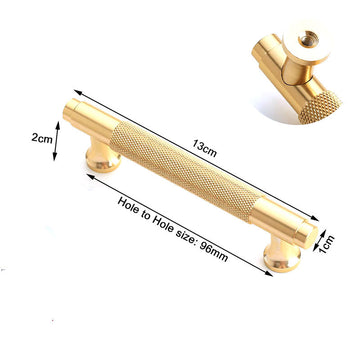 Gold Furniture Door Kitchen Cabinet Handle Handles Pull Pulls Cupboard 96mm - 0