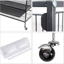 132cm Large Rolling Mobile Bird Cage Birdcage Finch Aviary Parrot Animals Playtop Stand Canary Finch-6