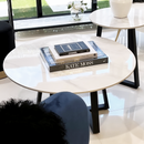 Interior Ave - Broadway Two Tier Marble White Stone Coffee Table Set-3
