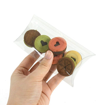 10 Pack of Pillow Rectangle Shaped Gift Box - Wedding or Product Bomboniere Jewelry Gift Party Favor Model Candy Chocolate Soap Box - 0